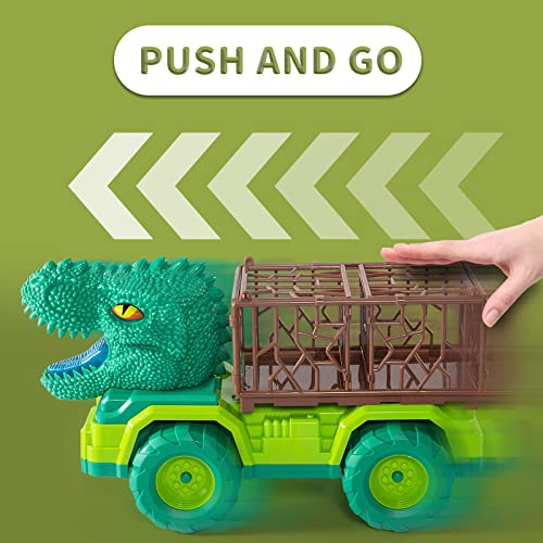 25 in 1 New Tyrannosaurus Rex Dinosaur Carrier Truck Set, Toddler