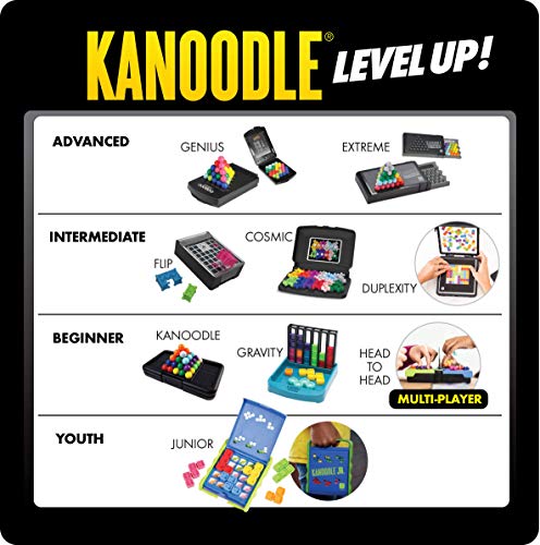 Educational Insights Kanoodle Genius Puzzle Game, Stocking Stuffer for Adults, Teens & Kids, 3-D Puzzle Game, Over 200 Challenges, Ages 8+
