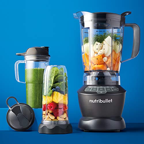 NutriBullet ZNBF30500Z Blender Combo 1200 Watt, 1200W, Dark Gray - Jolinne