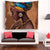 SARA NELL Tapestry Art Girls Traditional African Women Black Tapestries Wall Art Hippie Bedroom Living Room Dorm Wall Hanging Throw Tablecloth Bedspread(50"¡Á60
