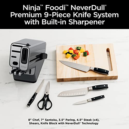 Ninja NeverDull technology is conveniently built into the storage
