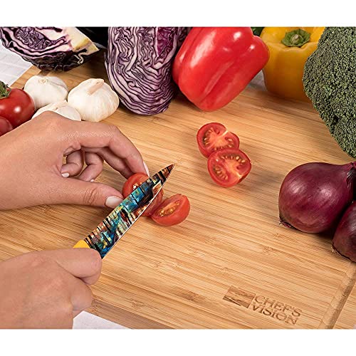Chef's Vision 6-Piece Masterpiece Series Kitchen Knife Set in Beautiful  Gift Box