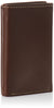 Timberland Men's Leather Trifold Wallet with ID Window, Brown (Hunter), One Size