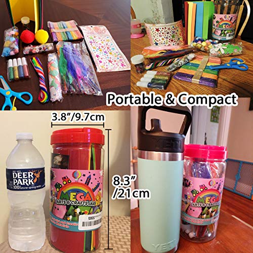 Arts and Crafts Supplies for Kids, Craft Art Supply Kit for Toddler,  Homeschool - Shopping.com