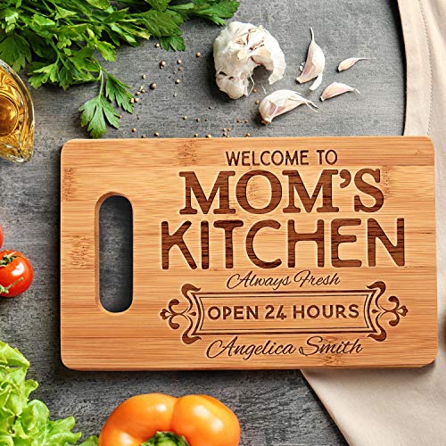 Our Family Recipe Cutting Board - Christmas gift for mom from kids, family  rules sign, kitchen decor, gift for grandma