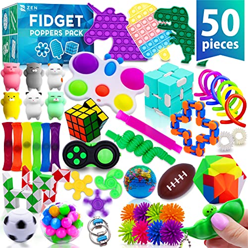 Fidget Toys Set, 80 Pack Sensory Toys Party Favors Kids Autism Autistic  Children, Classroom Treasure Box Chest Prizes Pinata Stuffer Gifts Small  Mini